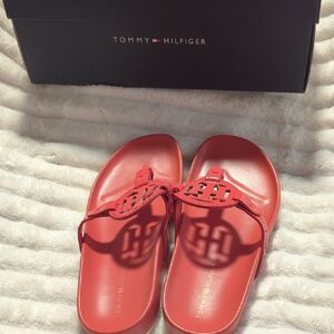 Tommy Hilfiger Red Sandals